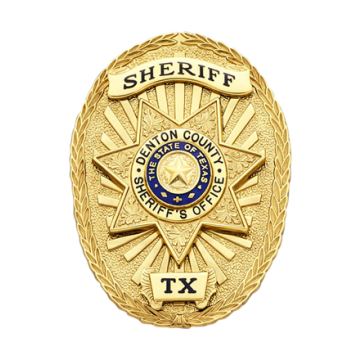 Smith & Warren S577D Oval Badge with Applied 7-Point Star (2-3/4" x 2-1/8")