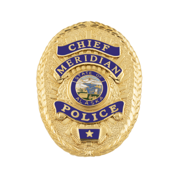 Smith & Warren S577R Oval Badge with Rays and Reverse Enamel Panels (2-3/4" x 2-1/8")