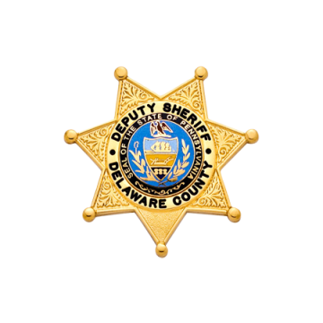 Smith & Warren S580 Small 7-Point Star Badge with Circle Panel (1.730" x 1.780")
