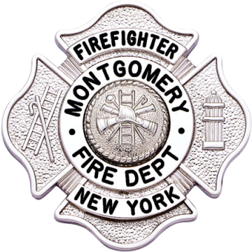 Smith & Warren S588 Maltese Cross with Circle Panel & Hook/Ladder/Hydrant (2-1/4")