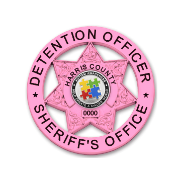 Smith & Warren S590 Pink Breast Cancer Awareness 7-Point Star in Circle Badge (2-3/8")