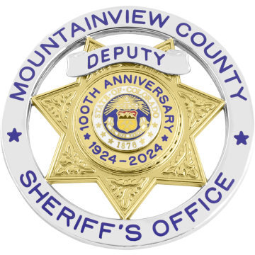 Smith & Warren S591C Seven-Point Star in Circle Badge (2-3/4")