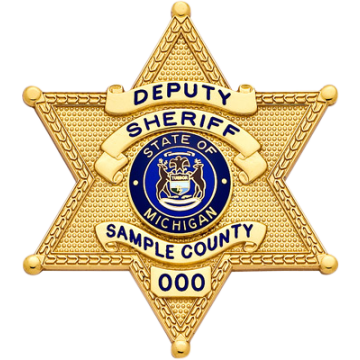 Smith & Warren S595 Smaller Six-Point Star Badge (2-1/2" x 2.200")