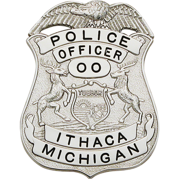 Smith & Warren S60 Michigan Tuebor Coat of Arms Badge (2-1/2" x 2")