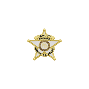 Smith & Warren S607 Georgia Sheriff's Association 5-Point Star (1-1/2" x 1-5/8")