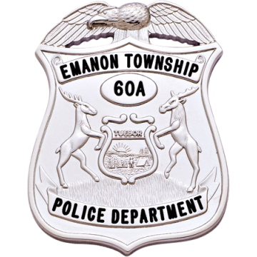 Smith & Warren S60A Michigan Tuebor Coat of Arms Badge (2-1/2" x 2")