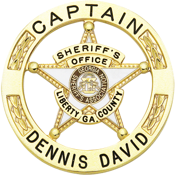 Smith & Warren S617 Georgia Sheriff's Association 5-Point Star in Circle (2-3/4")