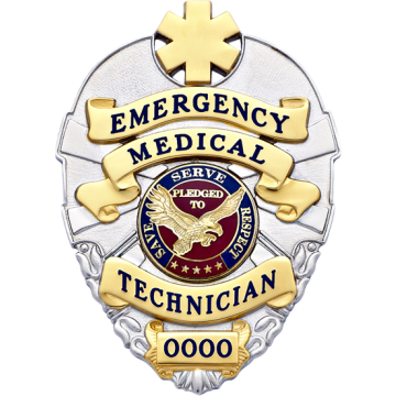 Smith & Warren S623 The Badge of Life Shield Badge (3-1/8" x 2-1/4")