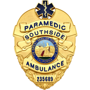 Smith & Warren S623BE The Badge of Life Shield Badge (3-1/8" x 2-1/4")