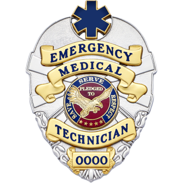 Smith & Warren S623E The Badge of Life Shield Badge (3-1/8" x 2-1/4")