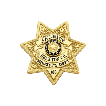Smith & Warren S633 Old-Fashioned Decorative 7-Point Star Badge (2")