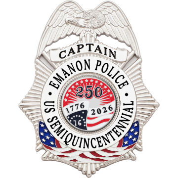 Smith & Warren S634_C1039 America 250th Semiquincentennial Eagle Top Badge