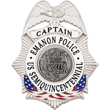 Smith & Warren S634_C1040 America 250th Semiquincentennial Eagle Top Badge