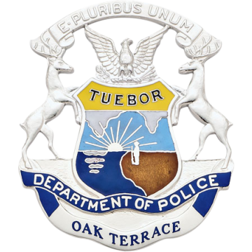 Smith & Warren S635 Michigan Department of Police Hat Badge (2-1/2" x 2-1/4")