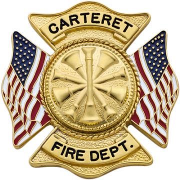 Smith & Warren S648 Maltese Cross with American Flags (1-7/8")