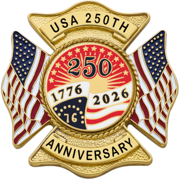 Smith & Warren S648_C1039 America 250th Semiquincentennial Maltese Cross Badge