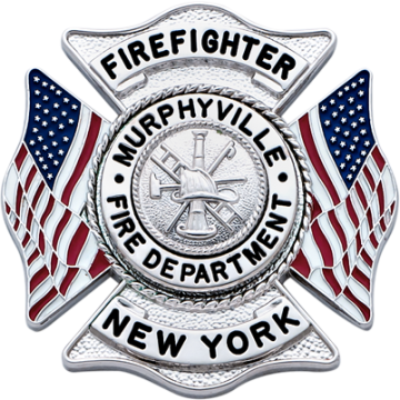 Smith & Warren S648A Maltese Cross with American Flags (1-7/8")