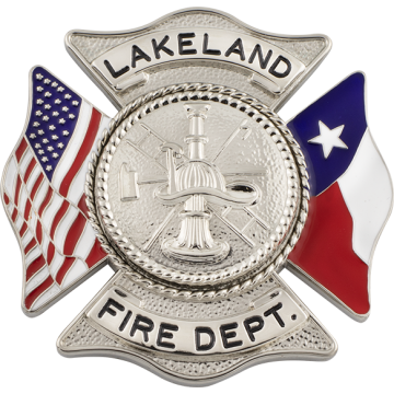 Smith & Warren S648TX Texas Flag Maltese Cross (1-7/8")