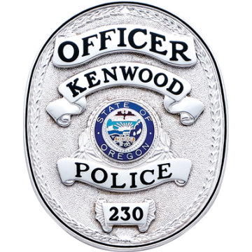 Smith & Warren S649 Unique Oval Badge with Black Border (3" x 2.400")