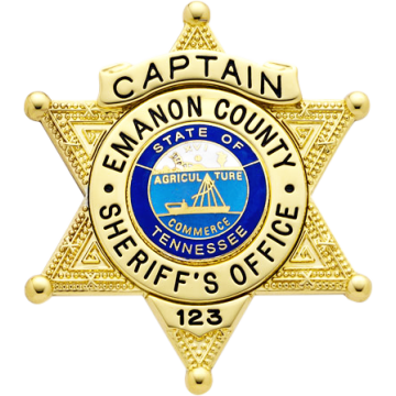 Smith & Warren S651A Six-Point Star w/ Circle Panel & Decorative Points (2.660" x 2.390")