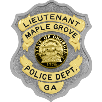 Smith & Warren S678 Unique Old-Style Shield Badge (2-5/8" x 2-1/8")