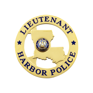 Smith & Warren S679 Louisiana Badge in Circle (2-3/8")