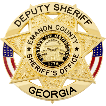 Smith & Warren S680US 7-Point Star in Circle with Flags (2-3/4")