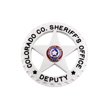 Smith & Warren S691 Five-Point Star in Circle Badge (2")