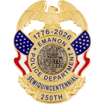 Smith & Warren S692E_C1040 America 250th Semiquincentennial Eagle Top Badge