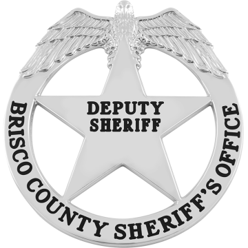 Smith & Warren S694 5-Point Star in Circle with Eagle (2-3/4" x 2-1/2")