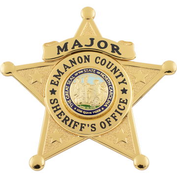 Smith & Warren S696A Five-Point Star with Circle Panel (2-1/2")