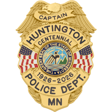 Smith & Warren S702 Eagle Top American Flag Shield (3-1/4" x 2-1/4")