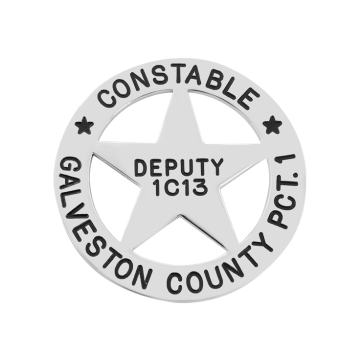 Smith & Warren S81_ENGC_2L 5-Point Star in Circle Badge (2-3/8")