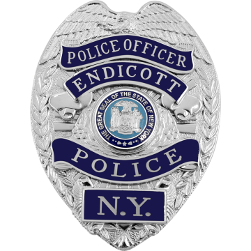 Smith & Warren S87AR Eagle Top Badge with Reverse Enamel Panels (3-1/8" x 2-3/8")