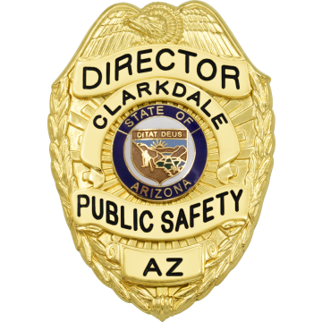 Smith & Warren S89A Eagle Top Shield Badge w/ Applied Panels (3-1/8" x 2-1/4")