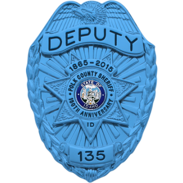 Smith & Warren S89S_S249C Blue Autism Awareness Badge w/ 7-Point Star (3-1/8" x 2-1/4")