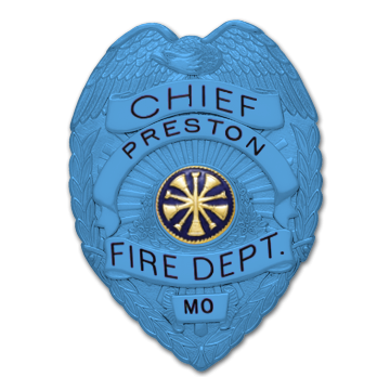 Smith & Warren S91B_PI Autism Awareness Eagle Top Badge (3-3/8" x 2-3/8")