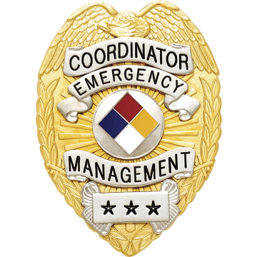 Smith & Warren S91C Eagle Top Badge with Applied Panels (3-3/8" x 2-3/8")