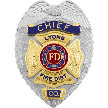 Smith & Warren S91KR Eagle Top Badge w/ Maltese Cross & Reverse Enamel (3-3/8" x 2-3/8")