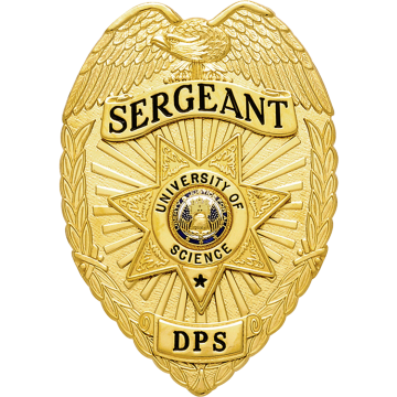 Smith & Warren S91P Eagle Top Badge with Applied 7-Point Star (3-3/8" x 2-3/8")