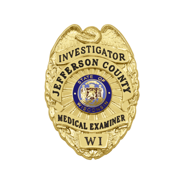 Smith & Warren S93A Smaller Eagle Top Badge with Applied Panels (2-1/2" x 1-3/4")