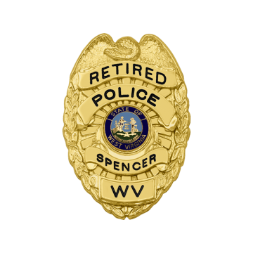 Smith & Warren S93B Smaller Eagle Top Badge with Applied Panels (2-1/2" x 1-3/4")