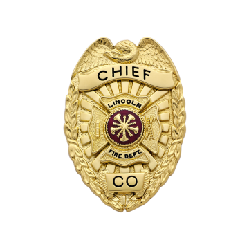 Smith & Warren S93F Smaller Eagle Top Badge with Maltese Cross (2-1/2" x 1-3/4")