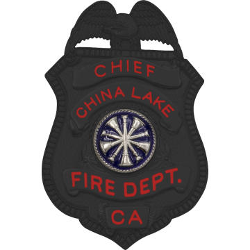 Smith & Warren S94 Matte Black Eagle Top Shield (3" x 2")