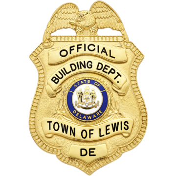 Smith & Warren S94A Shield Badge with Eagle & Applied Panels (3" x 2")