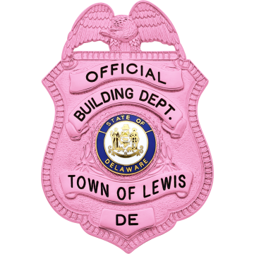 Smith & Warren S94A_PI Breast Cancer Awareness Shield Badge with Eagle (3" x 2")