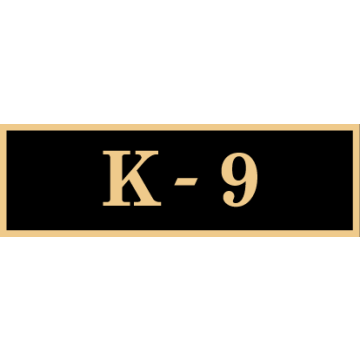 Smith & Warren SAB3_100 K-9 Unit Service Award Bar (1-3/8" x 3/8")