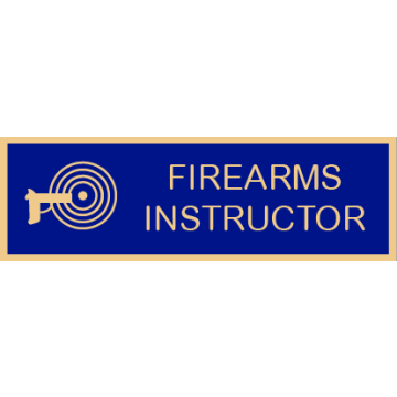 Smith & Warren SAB3_106 Firearms Instructor Service Award Bar (1-3/8" x 3/8")