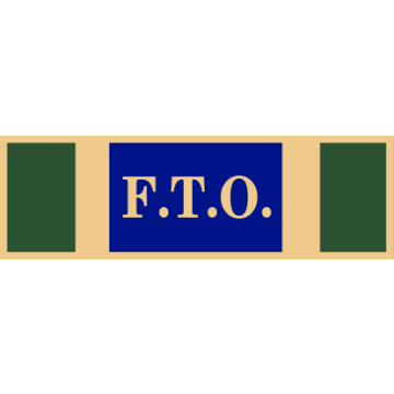 Smith & Warren SAB3_107 Three Section F.T.O. Service Award Bar (1-3/8" x 3/8")