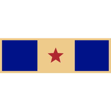 Smith & Warren SAB3_110 Two Section Service Award Bar with Star (1-3/8" x 3/8")